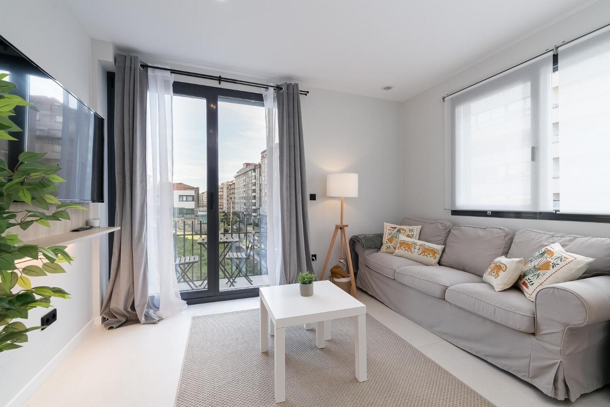 Elegante Y Luminoso En Vigo - Apto 6 By Cabana Rentals מראה חיצוני תמונה